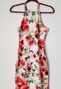 Floral bodycon dress
